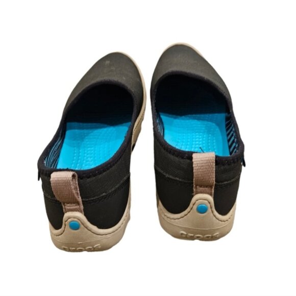 CROCS | Black Water Shoes with Blue Interior | Size 7 - Picture 2 of 16